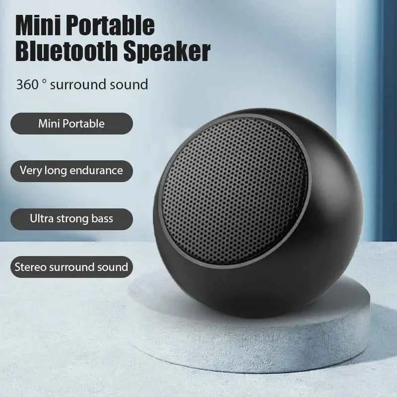 Popular Wireless BT Speaker M3 Super Mini Multi Function Outdoor Sports Portable Round Small Steel Cannon Speakers My Store