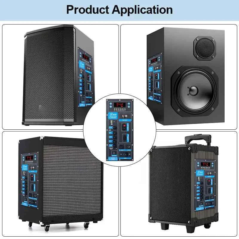 VIRE High Power DSP Bluetooth Amplifier Board 8-18 Inch Trolley Speaker Outdoor Audio Amp Module 60W Mono Stereo Amp My Store