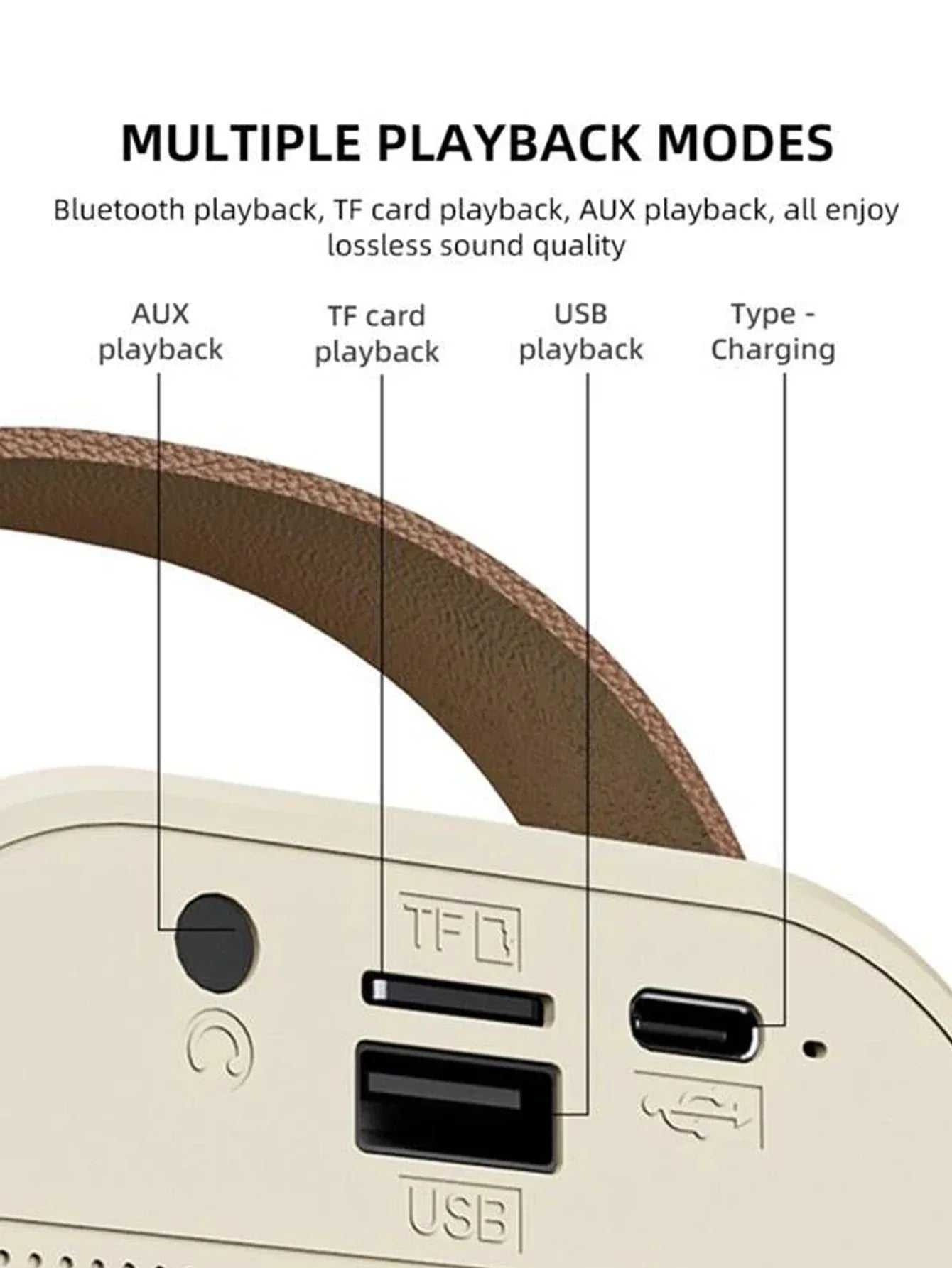 1 Mic K12 Karaoke Machine Bluetooth Speaker Wireless Microphones RGB LED Colorful Lights Ambient Lighting Singing Speaker - Tidesmit