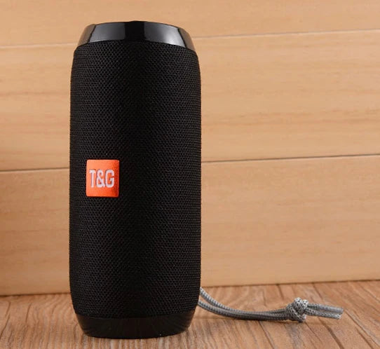TG117 High Quality Portable Wireless BT Speaker Outdoor Sports Mini Waterproof Subwoofer 10W Supports TF Card FM USB Radio Black My Store