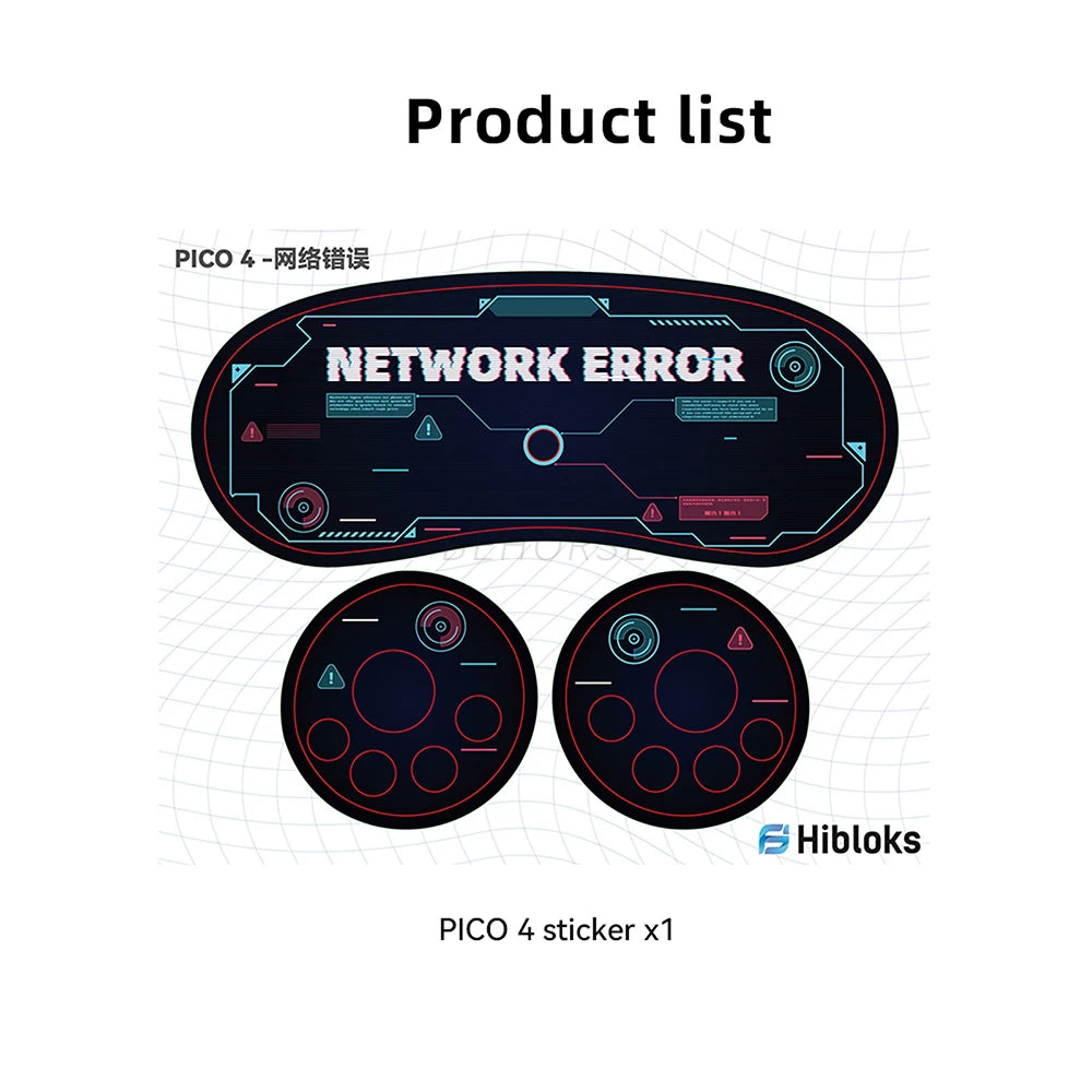 VR Headset Controller Skin Sticker Decal Protective Film Dustproof Scratchproof Stickers VR Accessories for Pico Neo 4 option 3 Tidesmit