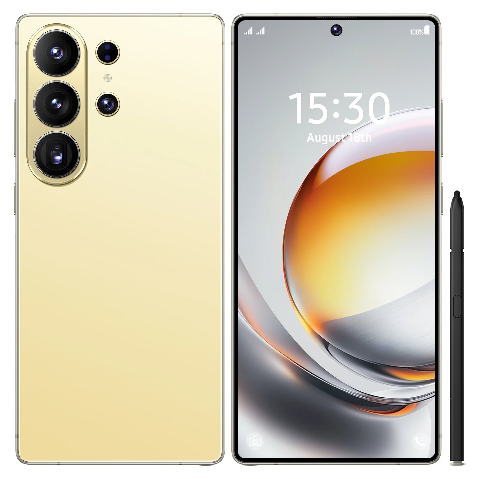 2026 S26 Ultra smartphone 7.3 inch 1TB 16GB RAM 5G Android 15 unlocked decacore phone in English and Spanish