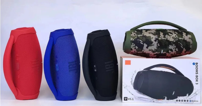Extra Large 50CM 80W J-BL BOOMBOX3 Outdoor Portable Speaker with Heavy Bass Wireless Bluetooth Music and Long Battery Life My Store