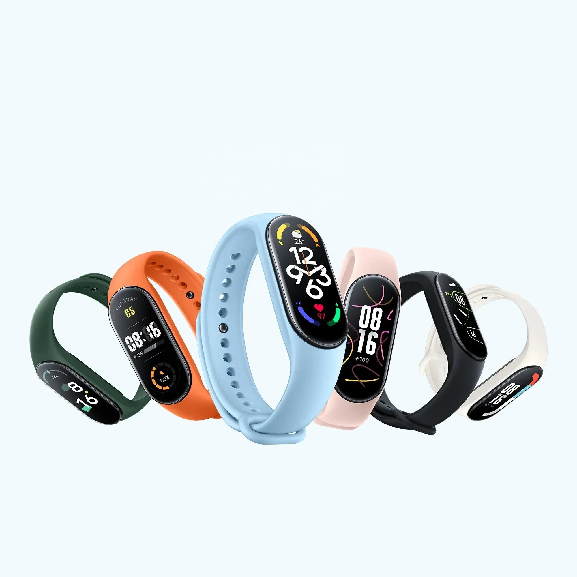 New Trendy Products M7 Smart Watch Bracelet Blood Oxygen Monitor Fitness Trackers Waterproof Smart Band for Mobile - Tidesmit