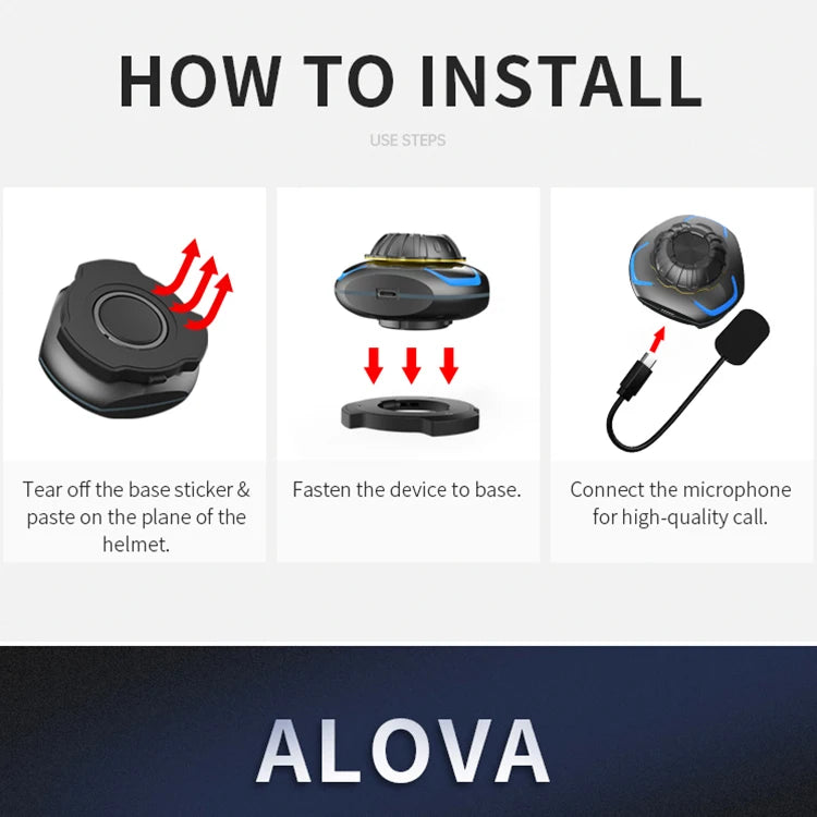 Wireless Blue Tooth Waterproof Bicycle Bike Motorbike Helmet Earphones Headphone Motorcycle Helmet Headset Tidesmit