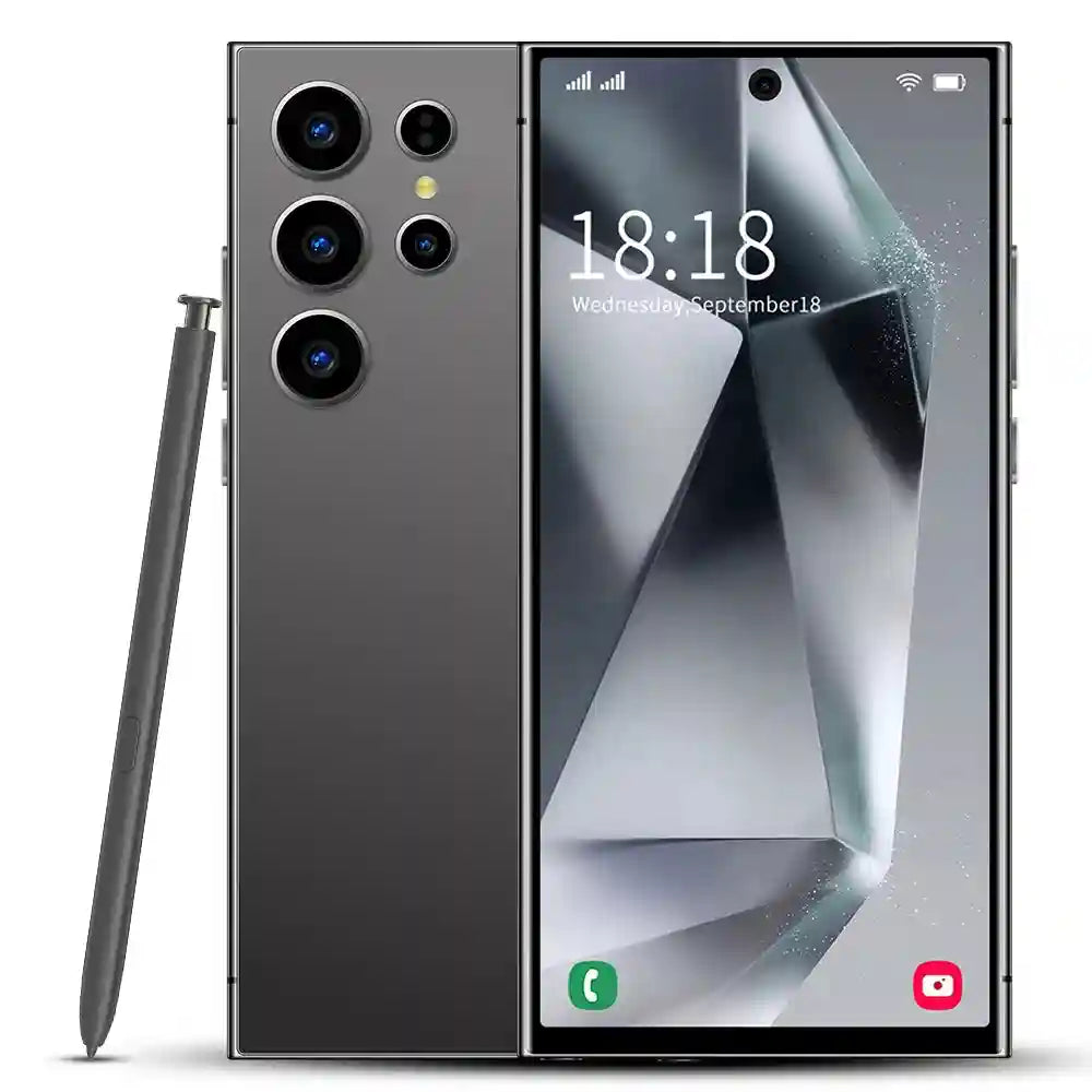 Tidesmit 5G Smartphone, 16GB RAM, 1TB Storage, 108MP Camera Black 16g 1TB Tidesmit