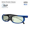 DLP 3D Glasses 144Hz Rechargeable 3D Active Shutter Glasses for All DLP-Link 3D Projectors Compatible with BenQ Blue JX30 Tidesmit