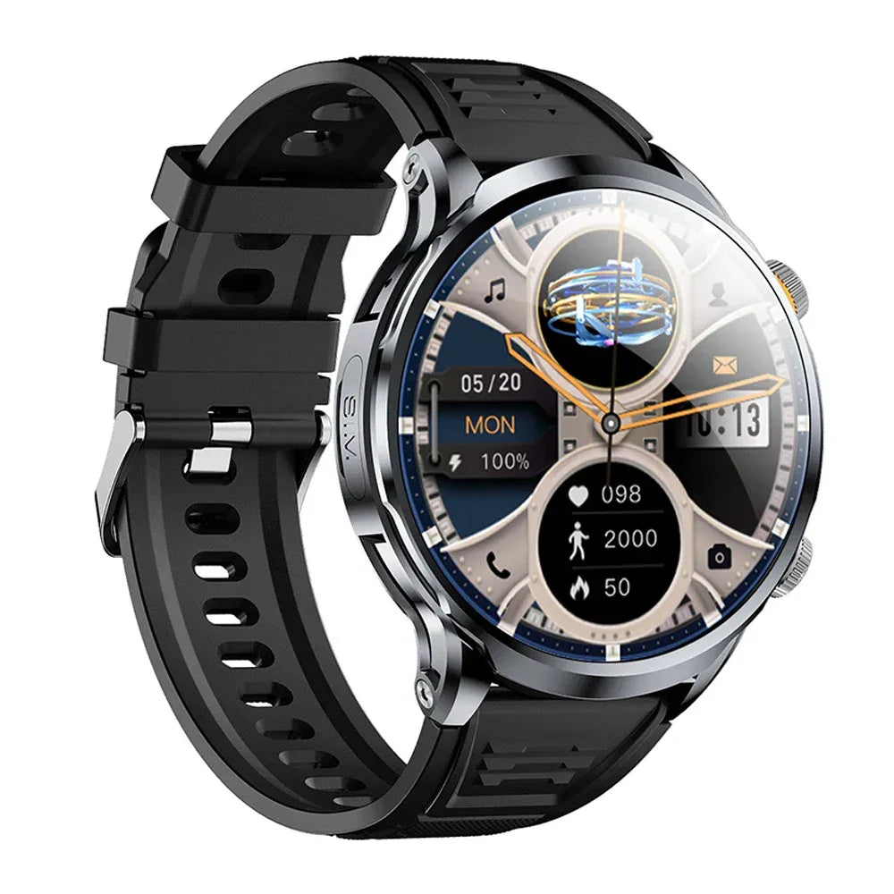 2024 H18 Smart Watch 4G Camera 1.85inch 3+32GB Heart Rate Waterproof NFC Video Call Sports Smartwatch 1100mAH Battery for Men - Tidesmit