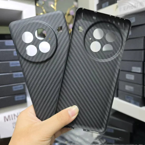 High Quality Custom Phone Shell Ultra-Thin Aramid Fiber Mobile Phone Cases for oneplus 13 case mobile phone case fine hole Coarse grain matte black OPP Bag case for 1+ Oneplus 13 Tidesmit