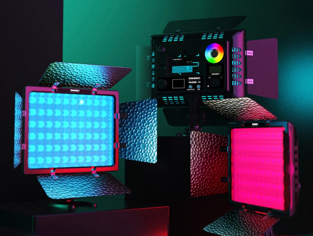 RGB LED Video Light Panel | Adjustable 3200-5600K DSLR Lighting Tidesmit