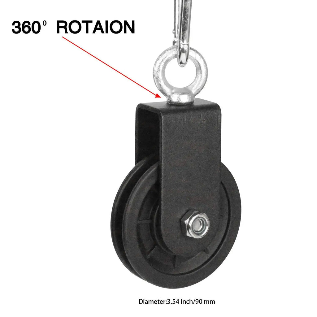 Hot Selling 360 Rotation Fitness Pulley Wholesale Cable Pulley System for Home Gym Triceps Workout Pilates Accessories Tidesmit
