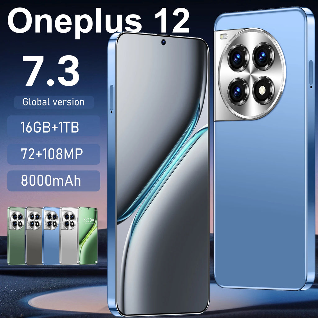 OnePlus 12 5G Smartphone, 16GB RAM, 1TB Storage - Flowy Emerald Green Tidesmit