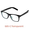 2024 New Cheap Fashion Anti Blue-ray G05 Smart Sunglasses BT5.3 AI Music Play Phone Call Touch Glasses AR Wireless Smart Glasses G05-C-Clear Tidesmit