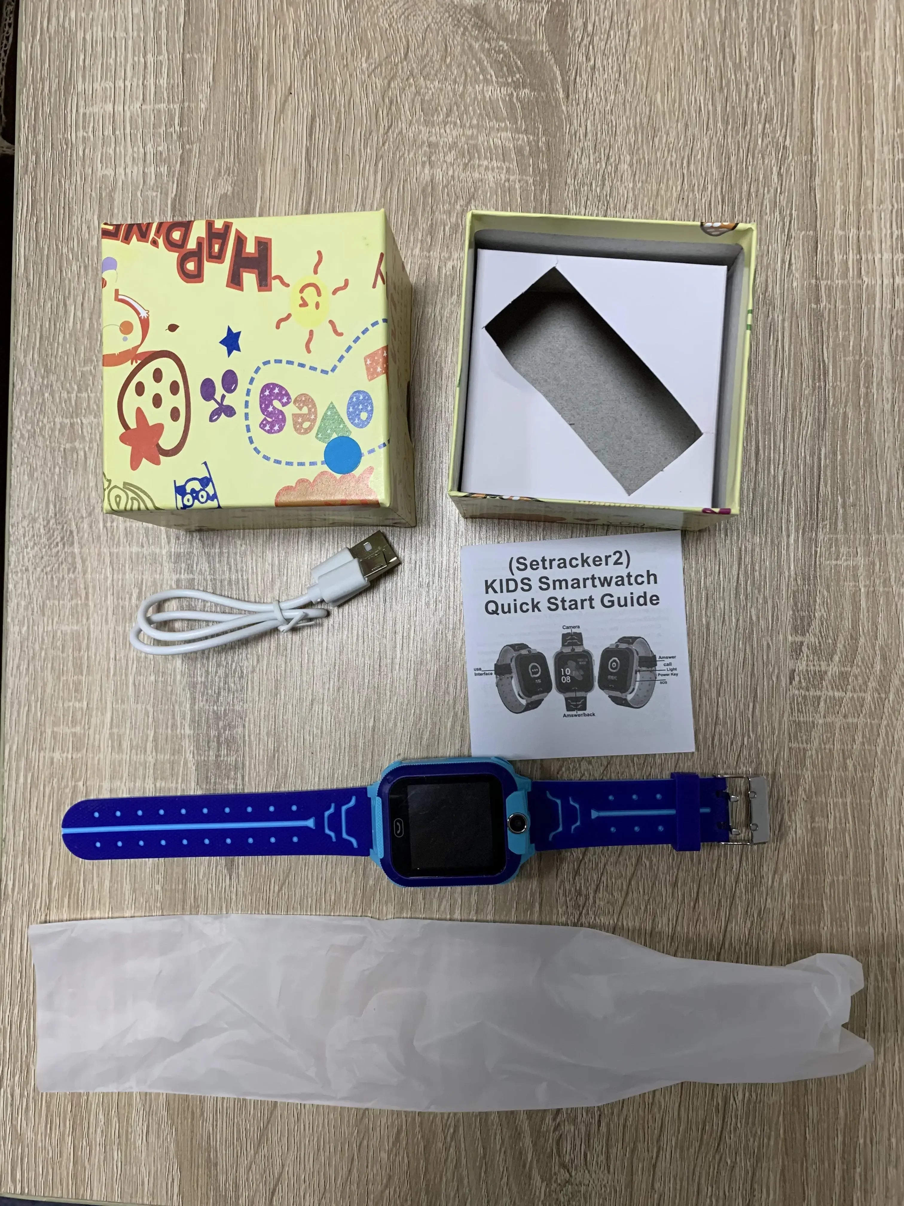 Q12 Kids Watch 1.44 Inch LBS Positioning IP67 Anti-lost Smart Watch Tracker SOS SIM Call GSM SIM Xmas Gifts for Child Kids Q12 - Tidesmit