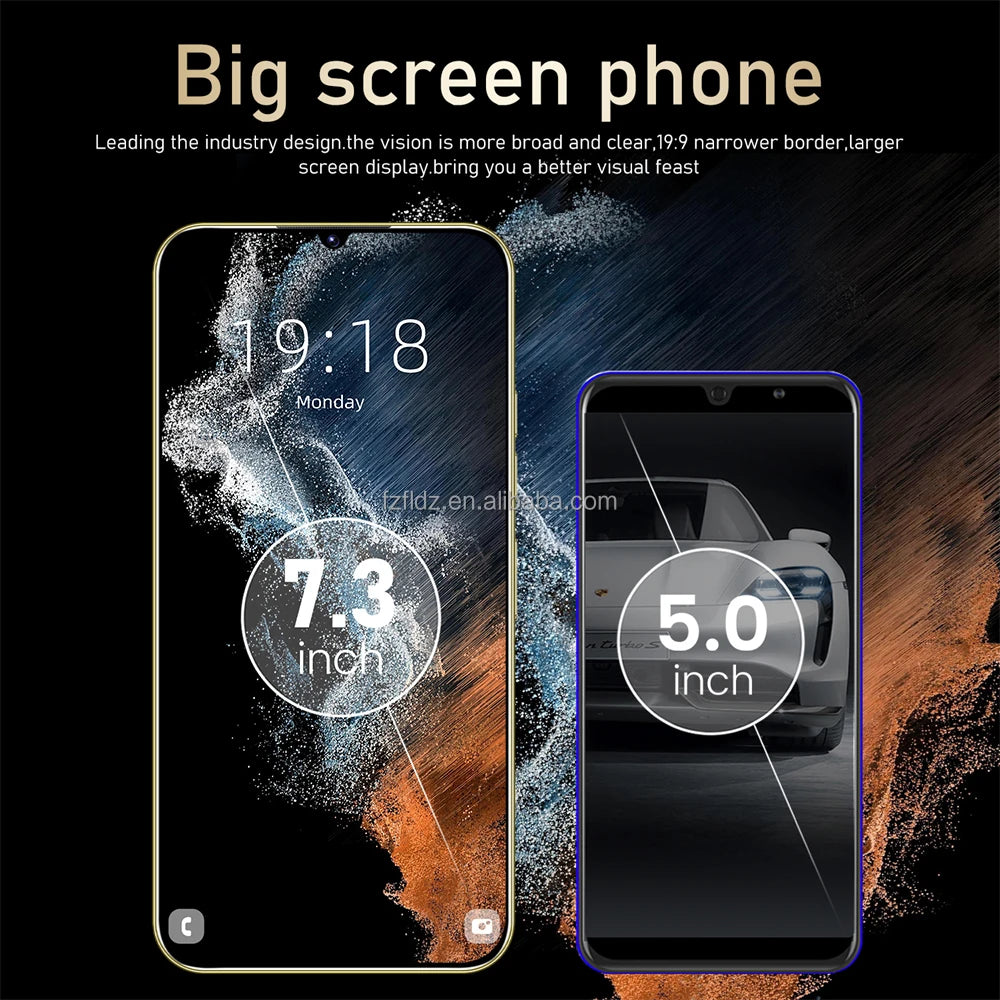 Tidesmit S24 Ultra 5G smartphone with 7.3 inch HD screen 16GB RAM and 1TB storage in sleek premium finish
