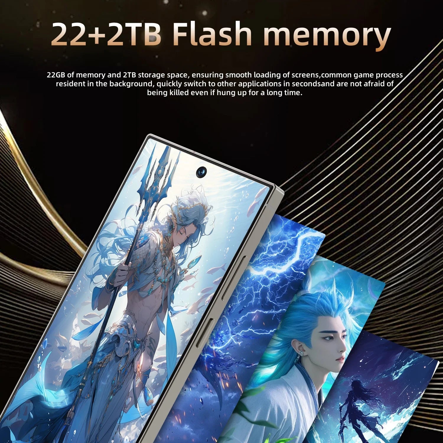 New S25 Ultra 22GB+2TB Smartphones 5G Dual SIM Cellphone Mobile Phone Big Screen Global 5G Android 15 S25 Ultra Smartphone Tidesmit