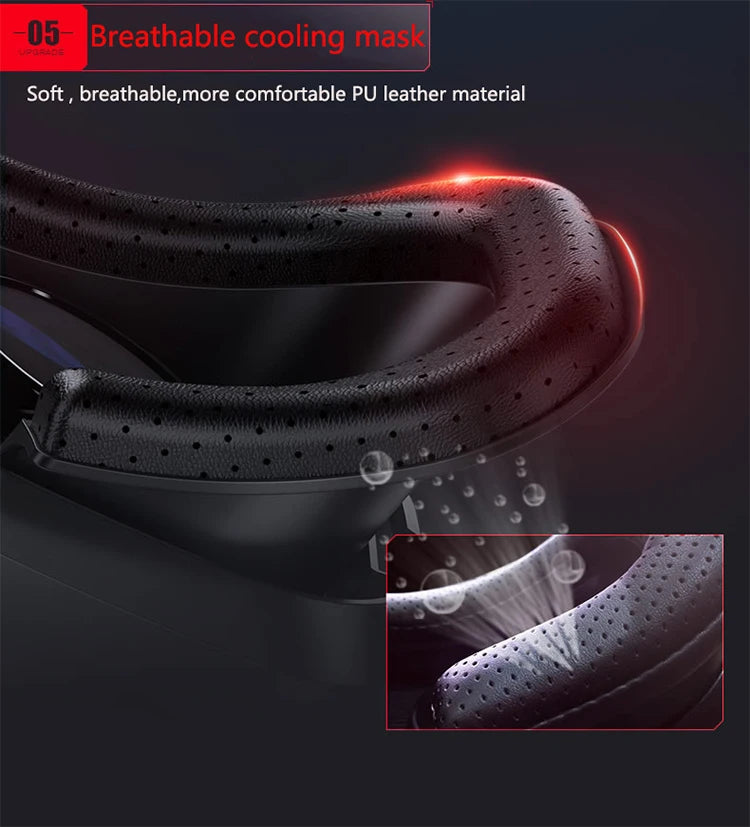 New Style VR Cardboard Virtual Reality Box Smart Videos 7 Inch Mobile Phone 3D VR Glasses VR Headset with Headphone Tidesmit