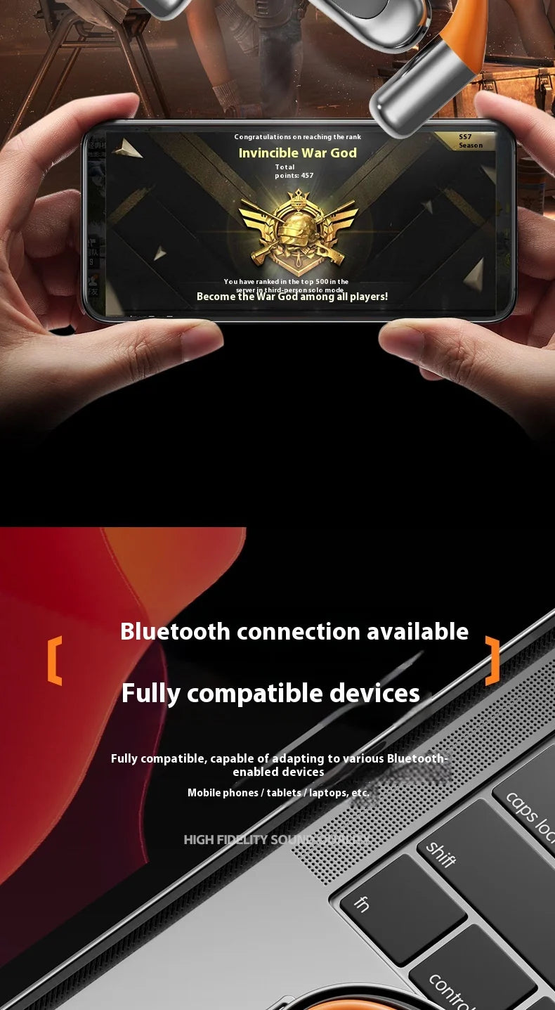 True Wireless Noise Cancelling TWS Earbuds LEDjl Brand's Premium for Bluetooth Earphones & Headphones Tidesmit