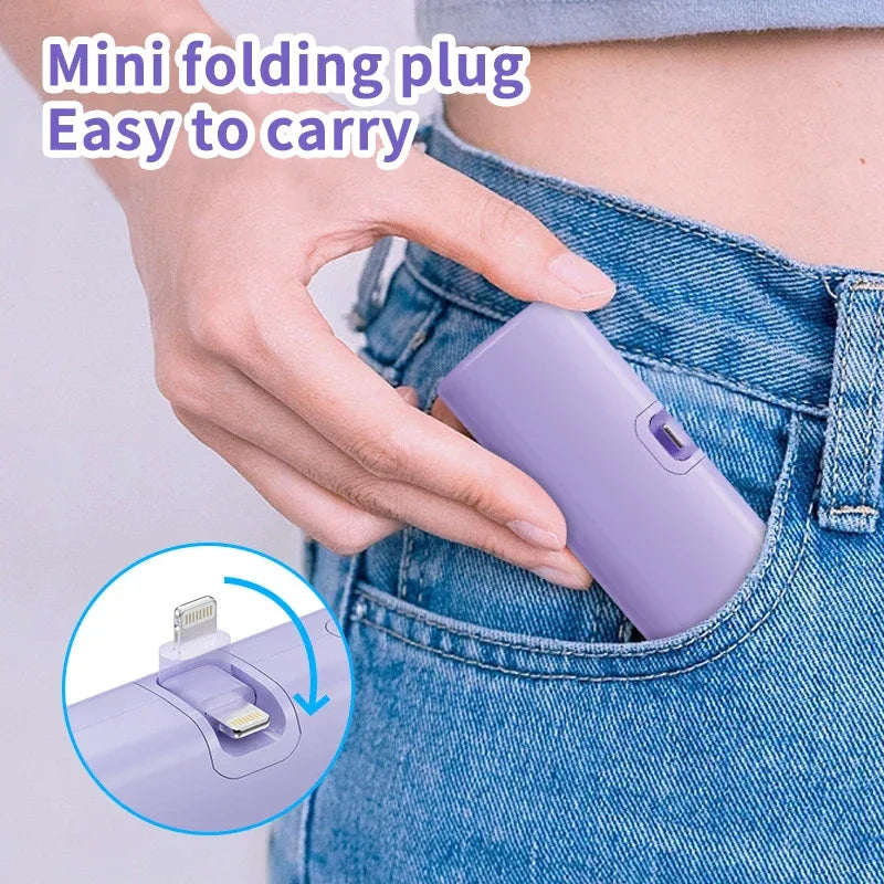 Portable Power Bank 5000mAh USB-C Charger - Fast PD Charging Tidesmit