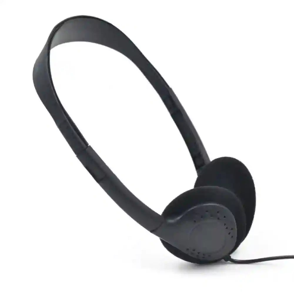 Wired Over-Ear Headphones with Microphone - 3.5mm Stereo Black Tidesmit