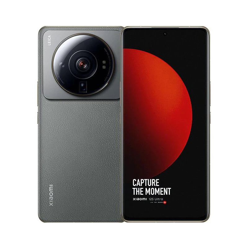 For Global Rom Xiaomi 12S Ultra 5G Mobile Phone 6.73 Inch 2K AMOLED 120Hz Flexible Snapdragon Gen 8+ Octa Core 50MP Gray 12g 512 GB|EU Tidesmit