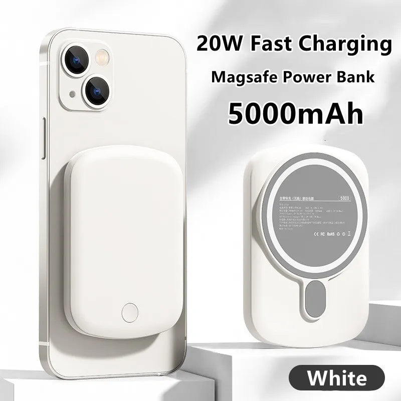 Power bank charger-EONLINE Magnetic Power Bank Wireless Charger 10000mAh Fast Charge Powerbank for iPhone Huawei Magnetic Series Universal Tidesmit