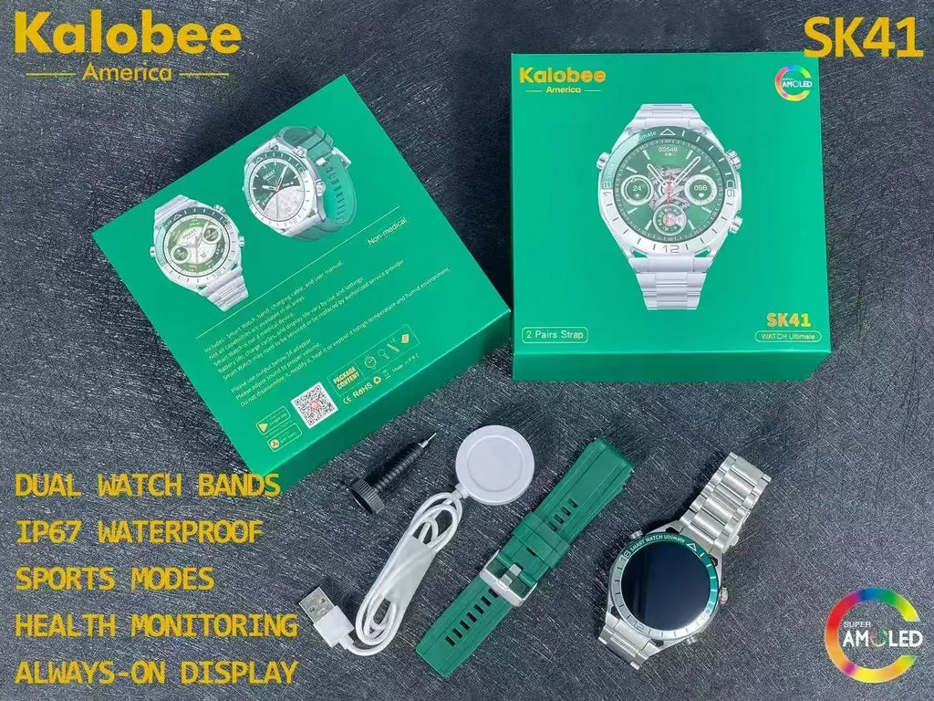 Newest Smartwatch BT Call Health Monitoring Ips Screen Waterproof Reloj inteligente Fitness Tracker Smart Watch SK41 for Men - Tidesmit