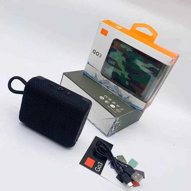 Hot Sale Portable G3 Wireless Mini Speakers Waterproof Outdoor Bass Sound for Bluetooth Sports Party Box LED Airplay DC Plastic Black My Store