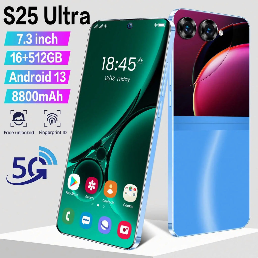 S25 Ultra 5G Smartphone - 1TB Storage, 16GB RAM, Dual SIM Unlocked Tidesmit