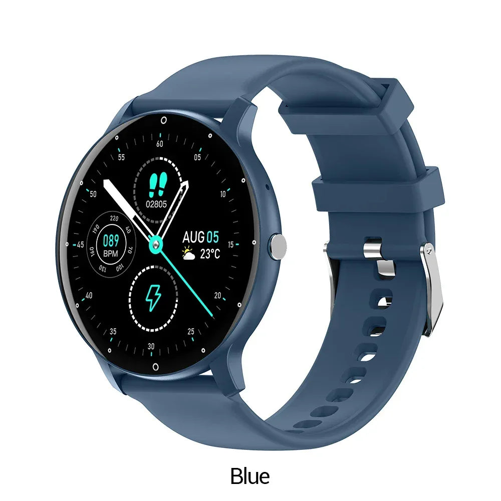 Fitness Sport Smart Watch Touch Screen Heart Rate Blood Pressure Health Monitoring Smartwatch for Men Women - Tidesmit