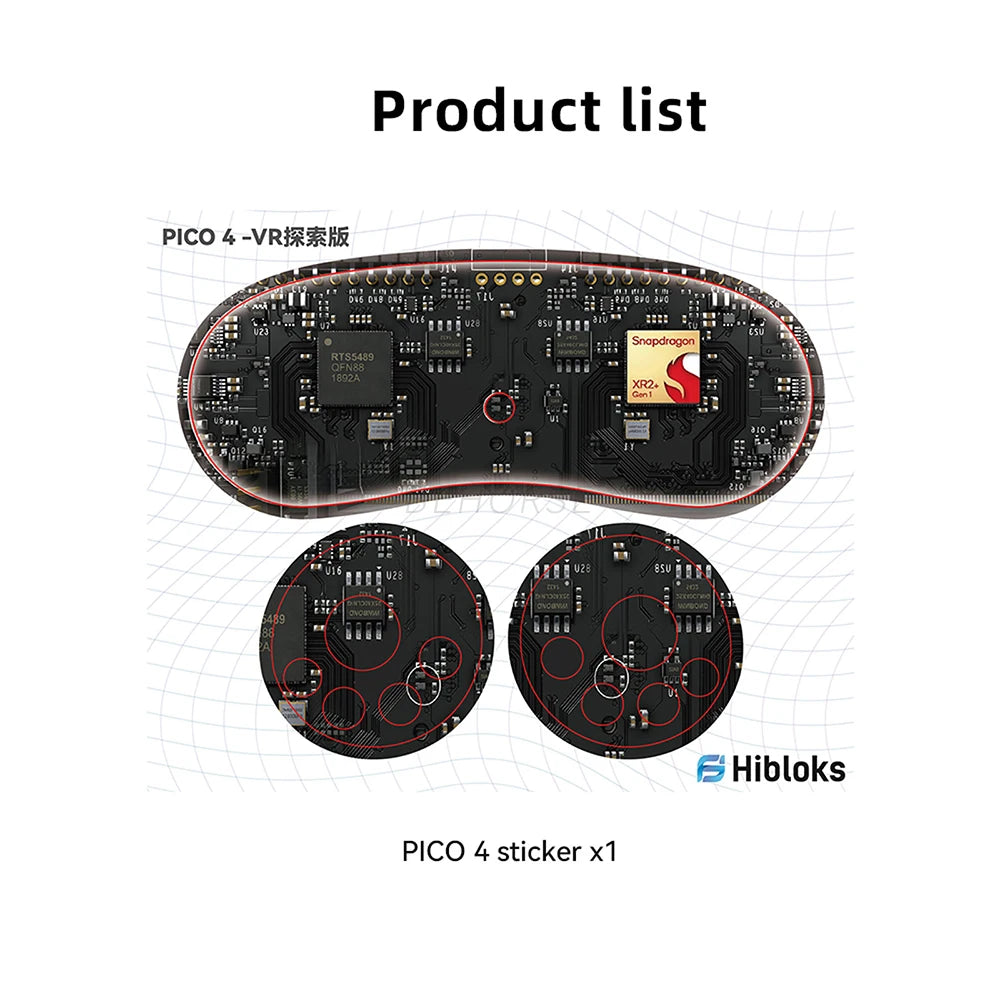 VR Headset Controller Skin Sticker Decal Protective Film Dustproof Scratchproof Stickers VR Accessories for Pico Neo 4 option 4 Tidesmit