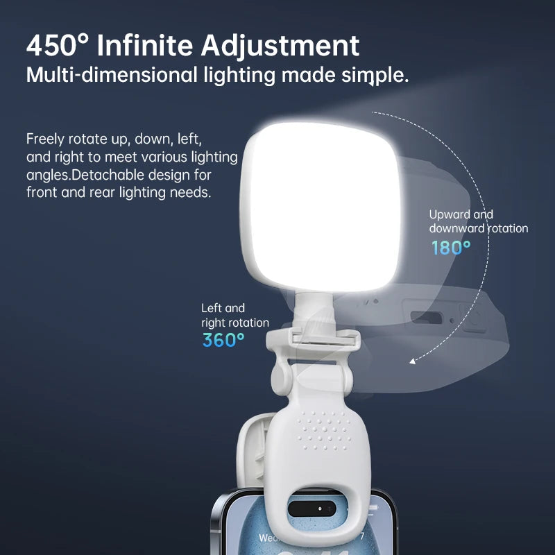 Factory Wholesale New Handheld Ring Light Filling Lamp Portable Mobile Live Broadcast Rechargeable Photography Lamp Tidesmit