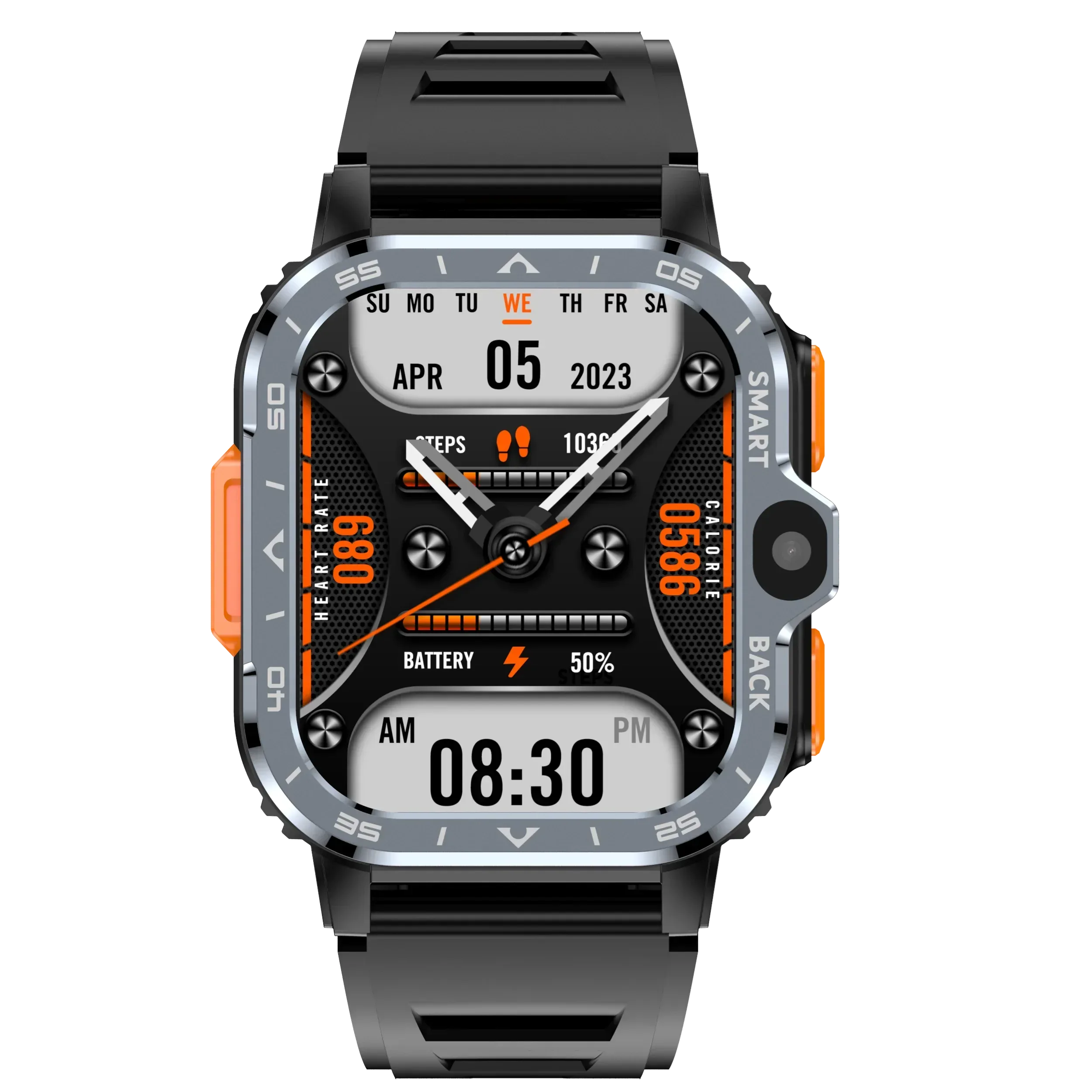 PGD 4G Android Smart Phone Watch RAM 2GB ROM 16GB SIM Card Dual Camera WiFi GPS Waterproof Smartwatch - Tidesmit