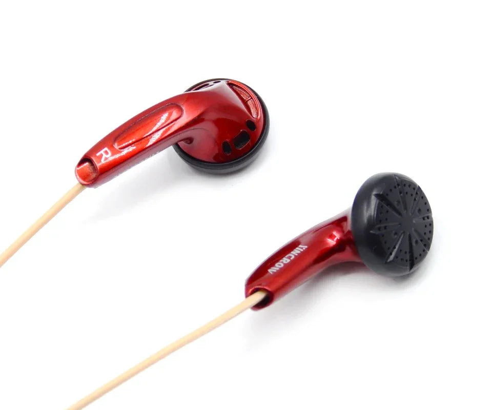Wired HiFi Earbuds with Mic – Tidesmit Flat Head In-Ear Headphones Tidesmit