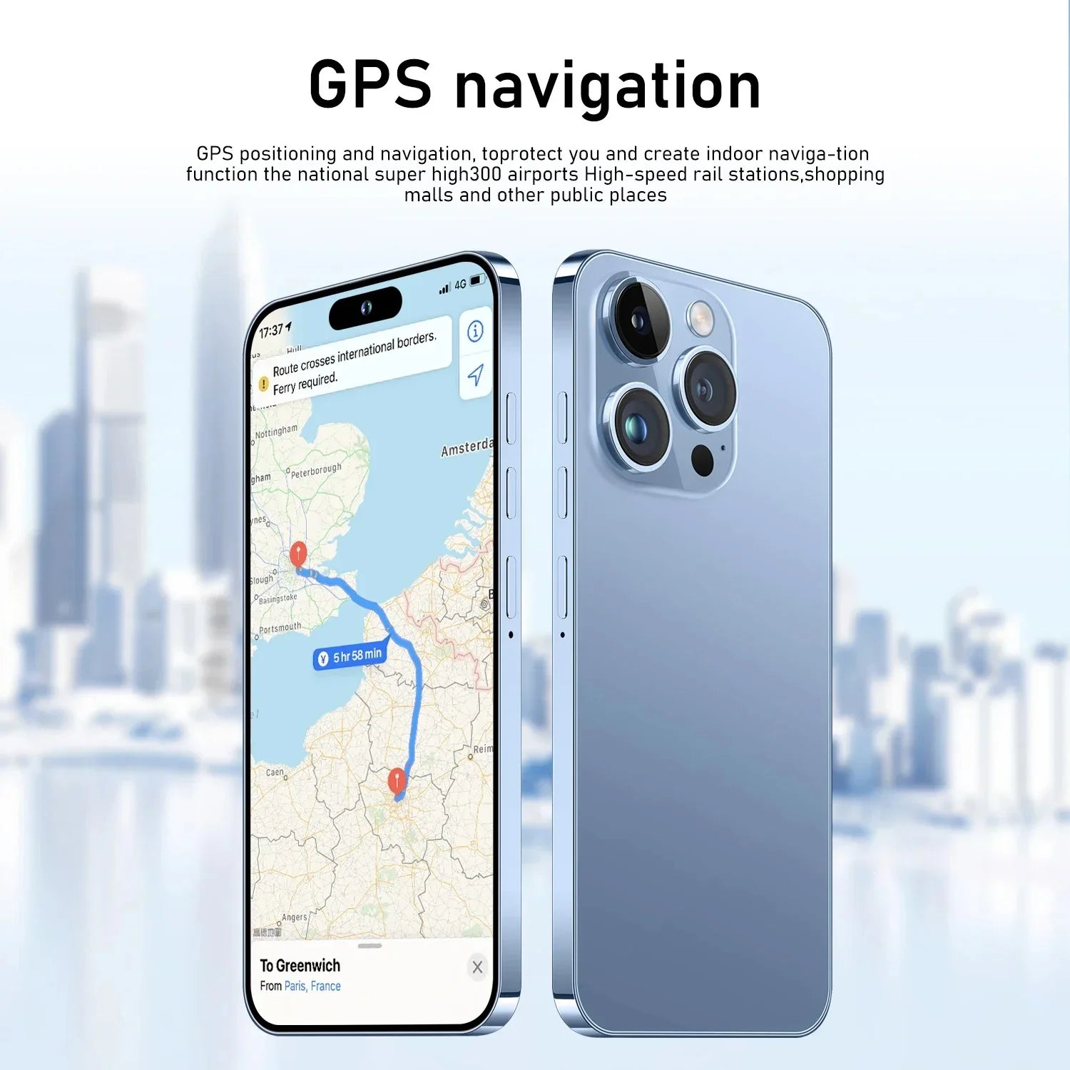 Unlocked Phone 15 Pro Max 8GB+512GB Dual Sim Card 4G 5G Smartphone 6.8 Inch OLED Screen I 15 Phone 15 Pro Max Smart Phone logo Tidesmit