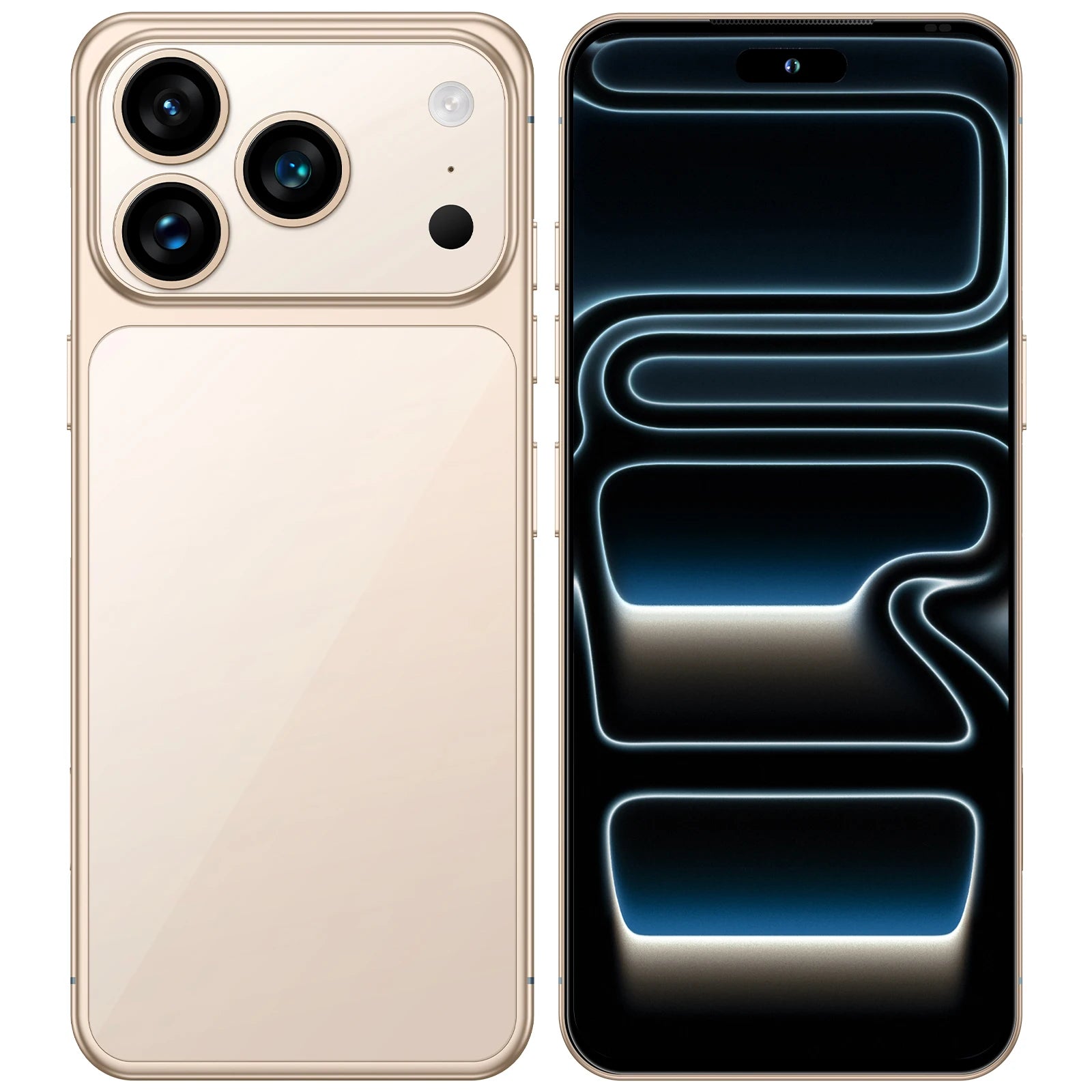 5G Smartphone 7.3-Inch AMOLED 16GB RAM 1TB – Tidesmit Unlocked Phone Gold 16g 1TB Tidesmit