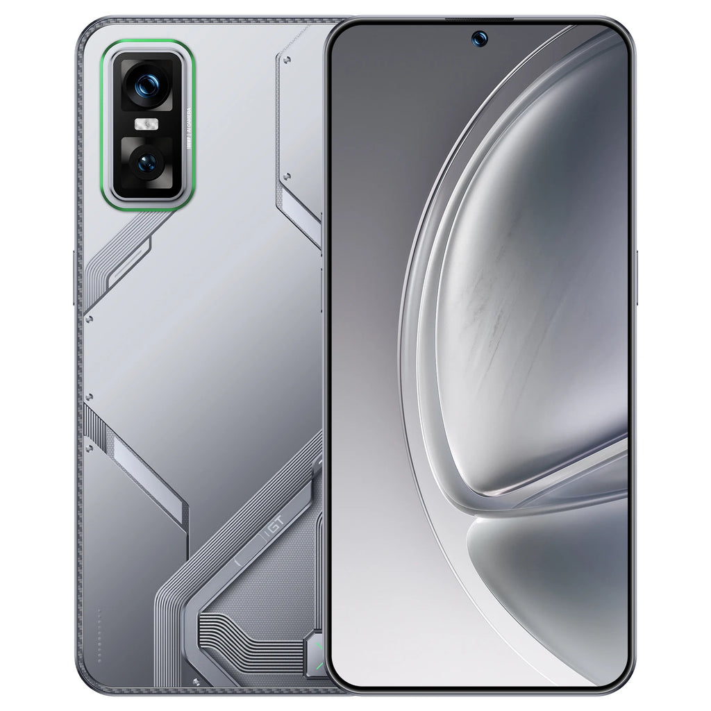 Tidesmit 5G Smartphone, 7.3 Inch AMOLED, 16GB RAM, 1TB Storage - Silver Gray 16g 1TB Tidesmit