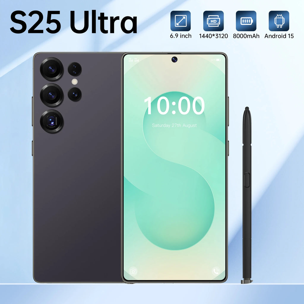 S25 Ultra 5G Smartphone 1TB 16GB RAM 6.9 Inch AMOLED Display Tidesmit