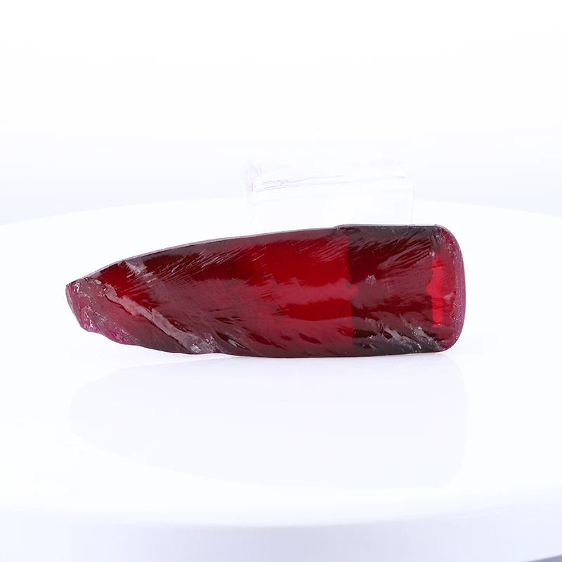 Wholesale Red Corundum Material Ruby Rough Synthetic Gemstone - Red Synthetic Ruby 5# & 8#