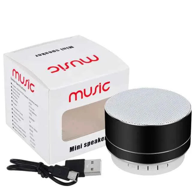 Hot Sale High Quality Audio RGB Portable A10 LED Round Mini Wireless Bluetooth Speaker My Store