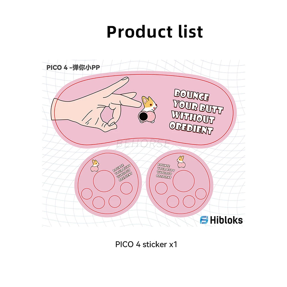 VR Headset Controller Skin Sticker Decal Protective Film Dustproof Scratchproof Stickers VR Accessories for Pico Neo 4 option 1 Tidesmit