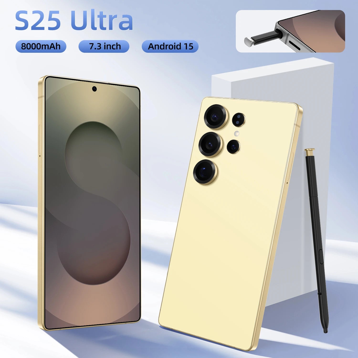 5G Smartphone 7.3 Inch AMOLED Display 1TB 16GB RAM Unlocked Phone Tidesmit