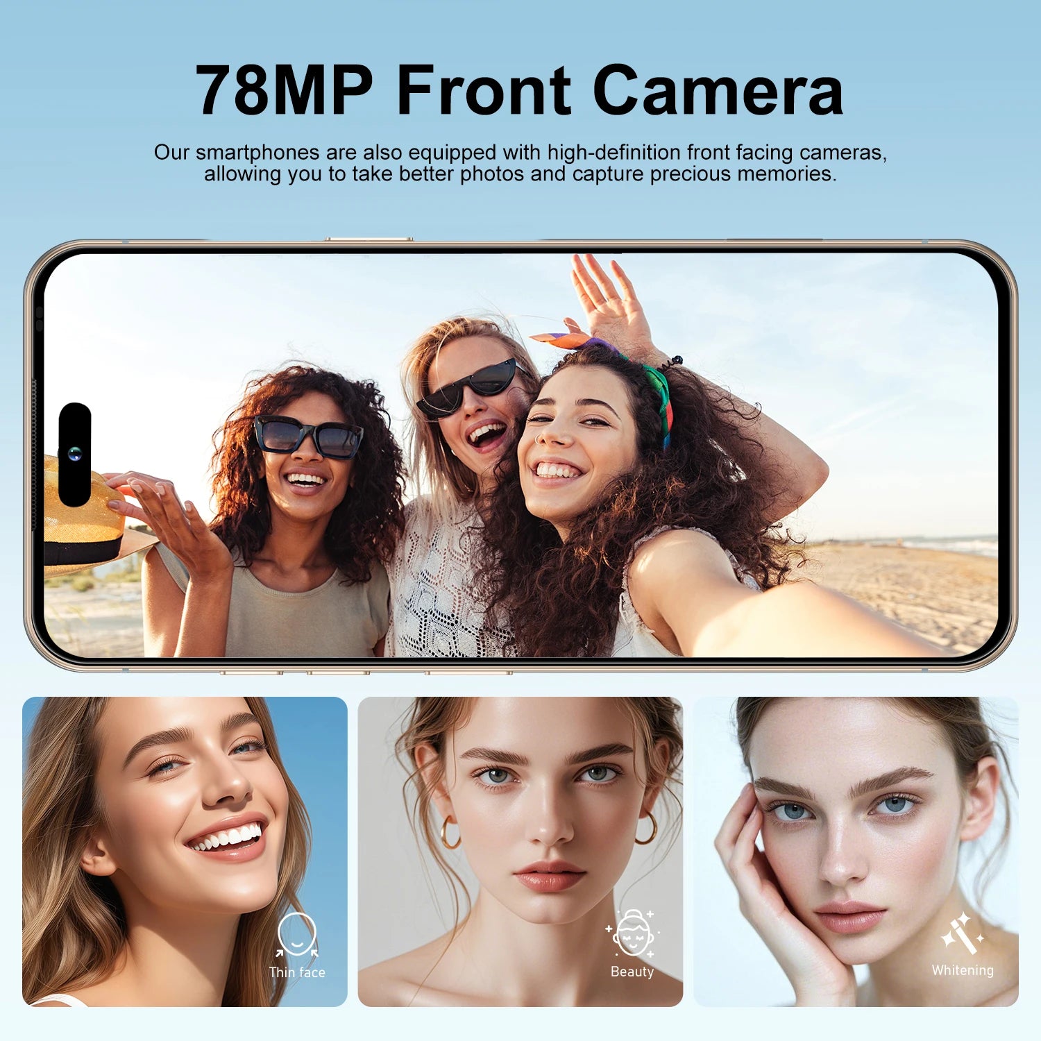 5G Smartphone 7.3 Inch AMOLED 1TB 16GB RAM Unlocked - Tidesmit Tidesmit