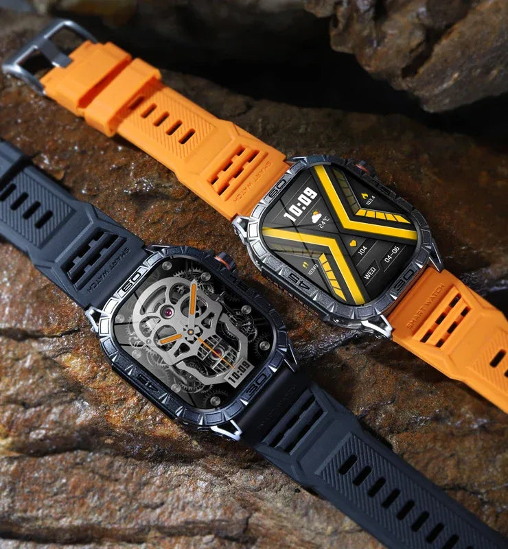 K62 1.43-Inch Amoled Fashion Smart Watch for Bluetooth Blood Oxygen Exercise Tracking SOS Heart Rate/Blood Pressure Monitoring I - Tidesmit