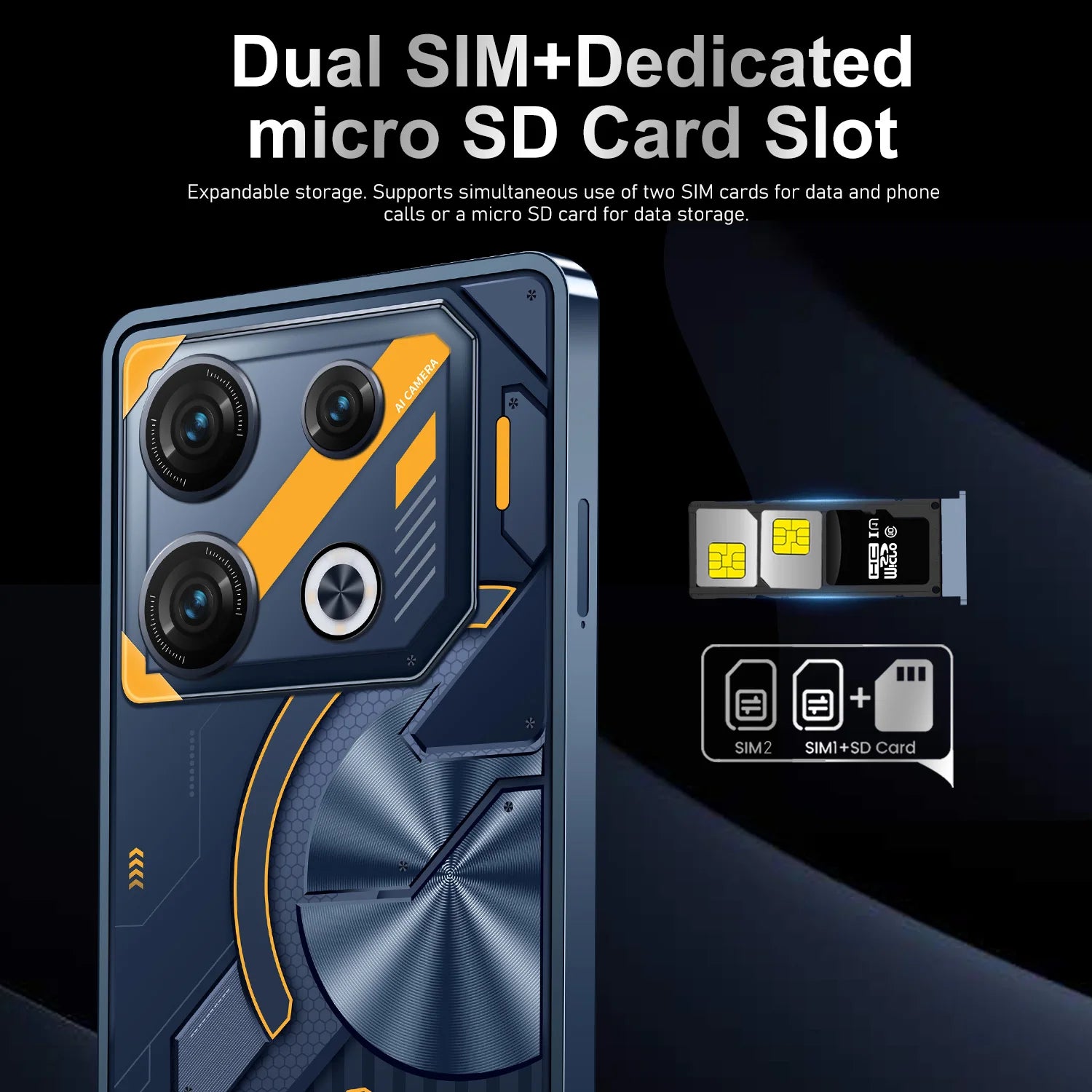 GT10 Pro Android Smart 5G Phone with 16GB RAM & 1TB Storage HighDef Screen Tidesmit