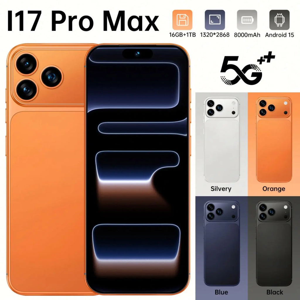 Brand new I17 Pro Max unlocked Android smartphone from China available for wholesale purchase