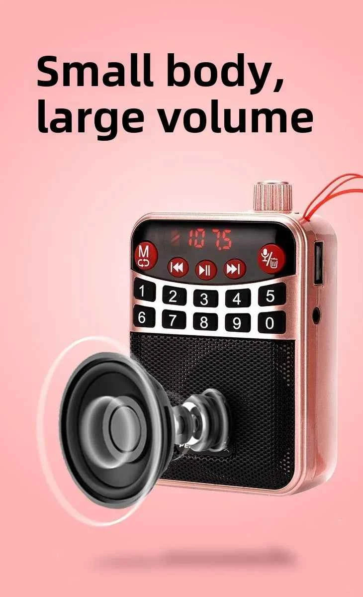 M-39 Portable for Bluetooth Card Speaker with Flashlight Function Wholesale Radio for Seniors Singing Opera Storytelling My Store