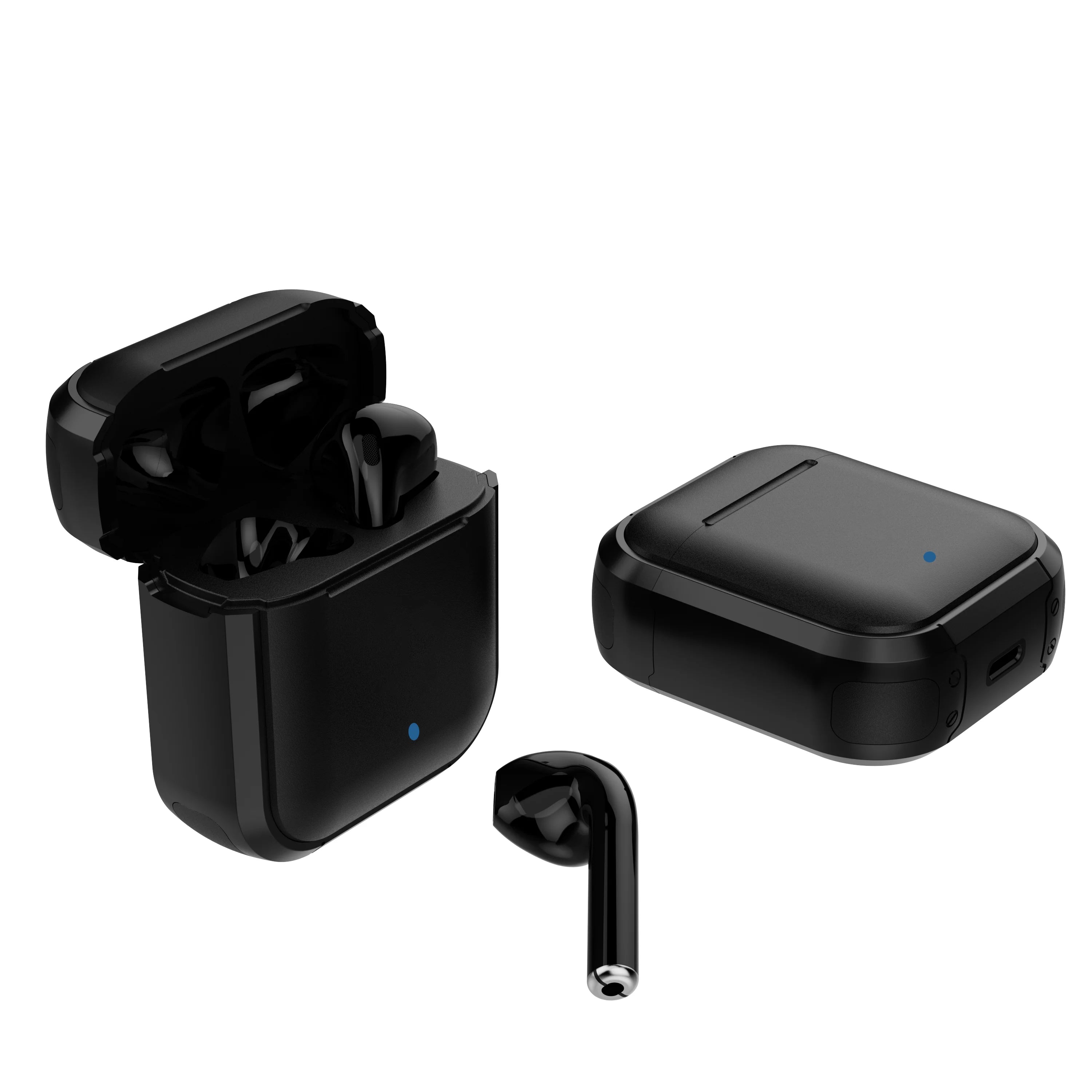 Earbud Stereo Channel Wireless Earbuds Low Latency for Travel Office Work Commuting Tws Earbuds Sleek Earphone Tidesmit