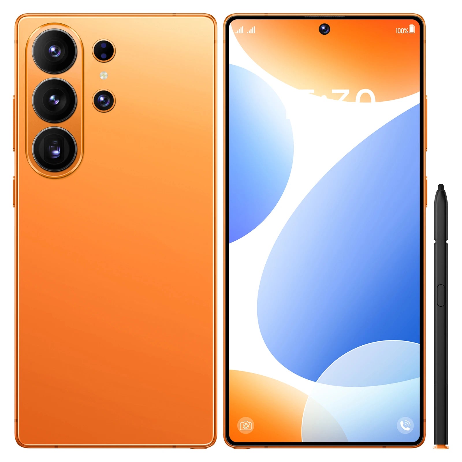 S26 Ultra smartphone with 108MP camera, 1TB storage, and built-in pen in sleek modern finish.