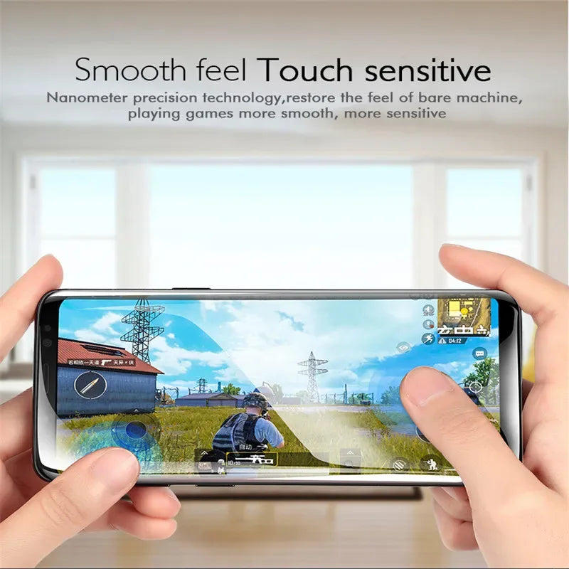 Samsung Galaxy Hydrogel Screen Protector 3-Pack - Case Friendly HD Film Tidesmit